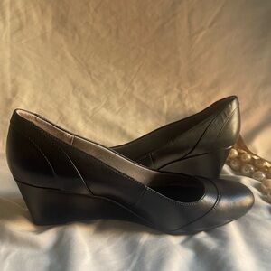 LIFE STRIDE Soft Sistem Black Leather Women Shoes Size 8